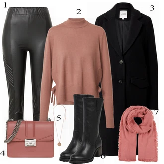 Outfit sa Crna Čizmica Bullboxer "Modni Zimski Outfit"