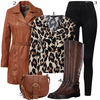 outfit "Modna zimska oblačila"