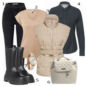 Zimske Outfiti mit Modra Bluza & Tunika Only "Modna zimska oblačila"