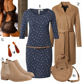 outfit mit Modra Obleka Ragwear "Modna zimska oblačila"