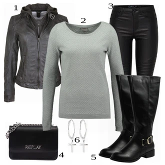 outfit "Modna zimska oblačila"