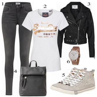 Outfit s Zimní bota/Teniska Mustang "Módní"