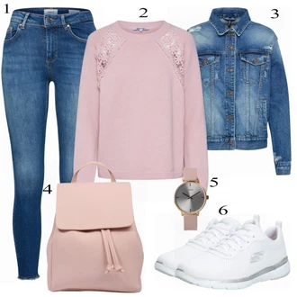 Flex Appeal 3.0 Outfit s Bílá/Šedá/Krémová Gymnastická bota/Tenisová bota/Bota na fitness/Tréninková bota/Běžecká bota/Golfová bota Skechers "Módní"