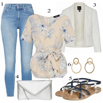 Ležérní outfity 60. Let s Zlatý/Béžová Visací/Sponka do ucha/Kruhová Pilgrim "Módní"Look: Styl, 60. Let, Jazz, Unisex, Retro, 80tá léta