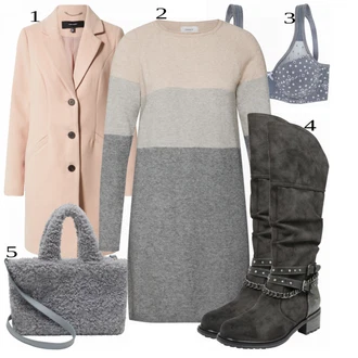 Outfit s Šedá/Modrá Pánské boty ve velikosti 11/Podprsenka Balconette/Podprsenka s kosticemi/Měkká podprsenka/Push-Up Podprsenka/Zmenšující Podprsenek/Kožené bundy pro muže/Bezdrátová podprsenka/Průsvitná podprsenka a podprsenka s kosticí/Kojící podprsenka/Odlehčovací podprsenka NUANCE "Pěkný zimní vzhled"