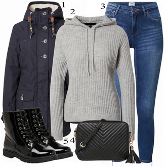 outfit mit Modra Zimska Jakna Ragwear "Zimska outfit"