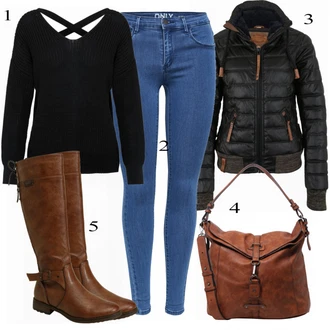 Outfity na zimu Dlouhé / Maxi "NAVAHOO Steppjacke"