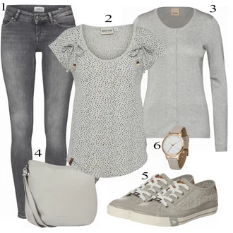 Outfit s Béžová Teniska/Zimní bota Mustang "Naketano"