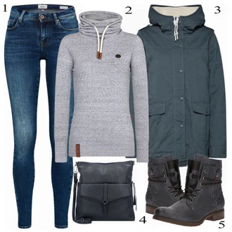 Outfit s Kozačka Tom Tailor "Naketano"