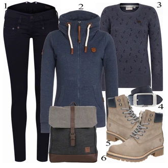Outfit s Herrlicher "Naketano Vzhled"