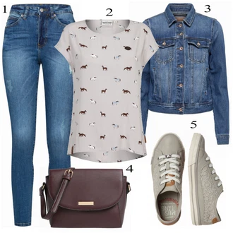 Outfit s Modrá/Tmavě modrá/Světle modrá Kožená bunda/Dámské Džíny s Délkou 7/8/Kotníková Bota/Zkrácené Džíny/High Waist Džínové Kalhoty/Džíny s Rozparkem/Džíny s Dírou/Push up Džín/Navlékací džíny/Kožené Boty/Kožená Pánská Bund/Zimní bunda Dr. Denim "Naketano Mood"