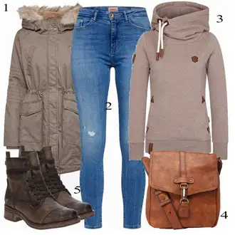 Outfity pro dešťové počasí "Naketano Svetr"