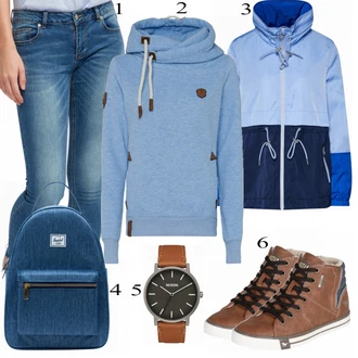 Outfit s Teniska Mustang "Naketano Sweatshirt"