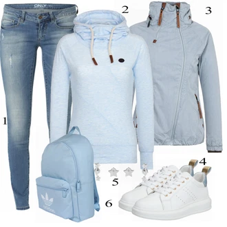 Outfit s Šedá Teniska ps poelman "Naketano Sweatshirt"