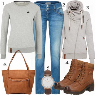 Outfit s Hodinky Kapten & Son "Naketano svetr"