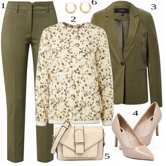 outfit mit Bež Čevlj Buffalo "Vsakdanji izgled"