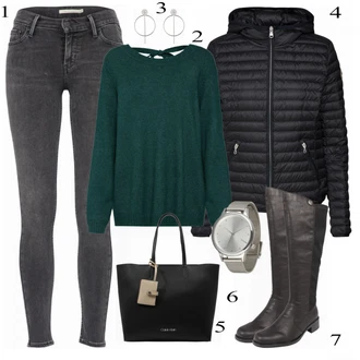 Outfit s Kozačka Rieker "NiceDay"