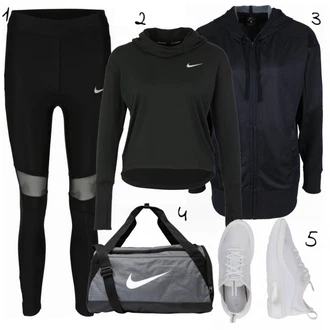 Outfit s Nike "Nike Černá"