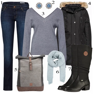 Outfit "Noisy May Pullover"