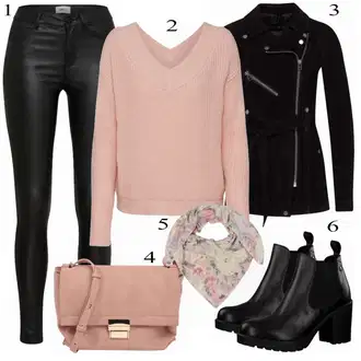 Motorka Zima Outfit s Černá Sametová Bunda/Motorkářské Bund/Manšestrová Bunda/Motorkářská Bunda/Vojenské Bund/Vlněná Bund/Jezdecká Bunda/Bunda s Bočním Zipem Freaky Nation "ONLY Svetr"Look: Jízda na koni, Motorka