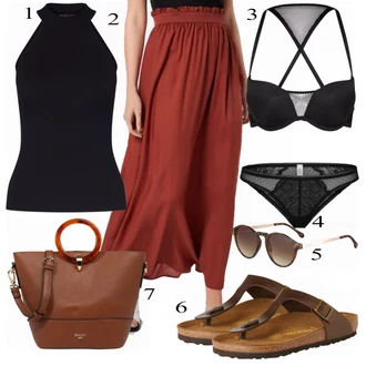 Outfit s Sandály Birkenstock "ONLY Rock"