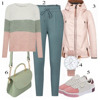 Dlouhé / Maxi Outfit "Only Svetr ze sí?ovaného vlákna"