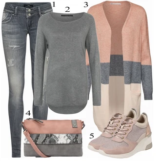 Outfit s Street One "ONLY Svetr"