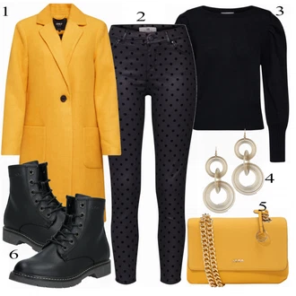 Outfit s Kozačka Tom Tailor "ONLY Přechodník"