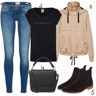 Outfit s Modrá Koza?ka Buffalo "Only"