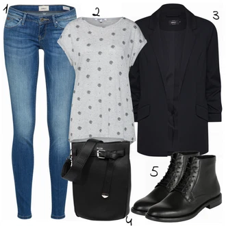 Outfit s Kozačka Vagabond Shoemakers "Only"