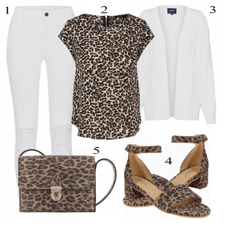 Ležérní outfity 60. Let s Hnědá/Tmavě hnědá/Béžová Tunika/Tričko & Top Móda Pro Plnoštíhlé/Halenka Móda Pro Plnoštíhlou Only "Only"Look: Styl, Lehký, 50. Let, 60. Let, 70tá léta, Cool, Mom, Krásný, Safari, Univerzitní