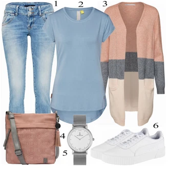 Outfit s Street One "Only Kabát"