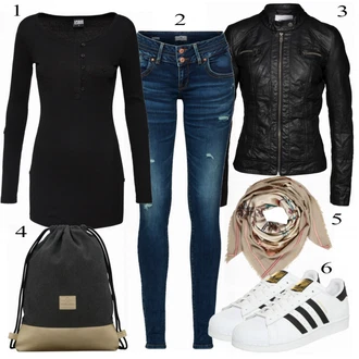 Podzim Outfit s Modrá/Tmavě modrá Kožená bunda/Kožené Boty/Kožená Pánská Bund/Push up Džín/Zimní bunda/Džíny s Nízkým Sedem/Džín s Nízkým Pasem/Džíny s Rozparkem/Slim Fit Džíny/Termální Džíny LTB "Only Bunda"