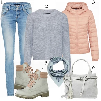 Dlouhé Outfit s Černá/Fialová/Bílá/Hnědá/Oranžová/Růžová Džíny s Dírou/Zkrácené Džíny/Motorkářské Džíny/Kožená bunda/Push up Džín/Džíny s Nízkým Sedem/Džín s Nízkým Pasem/Džíny s Rozparkem/Kotníková Bota LTB "Only Bunda"