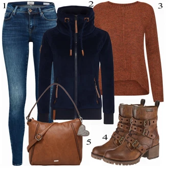 Ležérní outfity s Červená Only "Only Džíny"