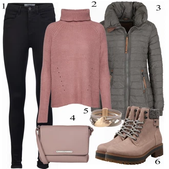 Outfity na zimu s Černá/Tmavě modrá Legíny s Podšívkou/Teplé Legíny/Kožená bunda/Neprůhledný Legíny/Sportovní Legína/Formovaná Legína/Bavlněné Legíny/Legíny s Rozparkem/Pletený Legín Only "OnlyRůžový"