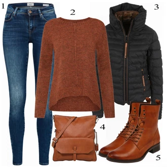 Outfit s Modrá Naketano "OnlyPullover"