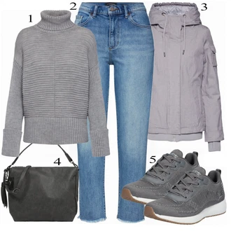 Outfit s Teniska Skechers "Only pulovr"