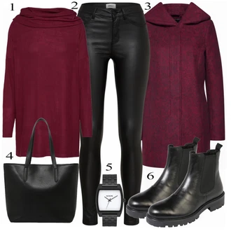 Outfit s Kozačka Vagabond Shoemakers "Only pulovr"