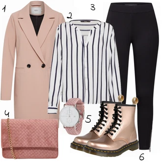 Outfity na zimu s Bílá/Žlutá/Hnědá/Tmavě modrá Halenka & Tunika Slip-on Halenka/Halenkový Top/Halenka s Dlouhým Rukávem/Blůza s knoflíčkem/Lněná Halenka/Oversize Halenka/Crash blůza Only "Only styl"