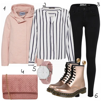 Outfity na zimu s Bílá/Žlutá/Hnědá/Tmavě modrá Halenka & Tunika Slip-on Halenka/Halenkový Top/Halenka s Dlouhým Rukávem/Blůza s knoflíčkem/Lněná Halenka/Oversize Halenka/Crash blůza Only "Only styl"