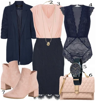 Outfity pro práci s Černá Šaty Heine "Výrazný obchodní outfit"