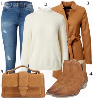 Outfit s Hnědá Dockers by Gerli "Podzimní Outfit"