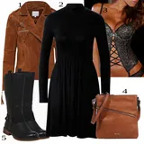 Vila Usnjene Jakne outfiti za dame image