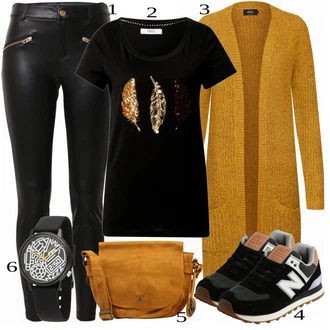 outfit mit Rumena Jopica Only "Oblačila za pomlad"