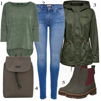 Outfit sa Crna Traper Jakna Only "Proljetni Outfit"