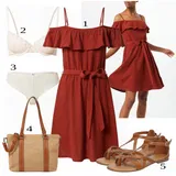 Červené Šaty móda pro plnoštíhlé image