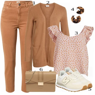 Outfit s Bílá Teniska New Balance "1"