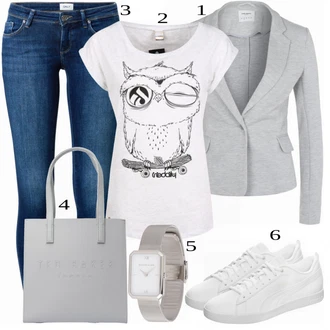 outfit mit Siva Torba za čez ramo Ted Baker "1"