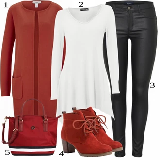 outfit mit Rdeča Jopica Heine "1"